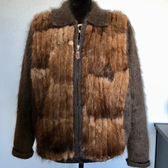 Venesha Sweaters Flash Sale Venesha Angora Mink Sweater Jacket